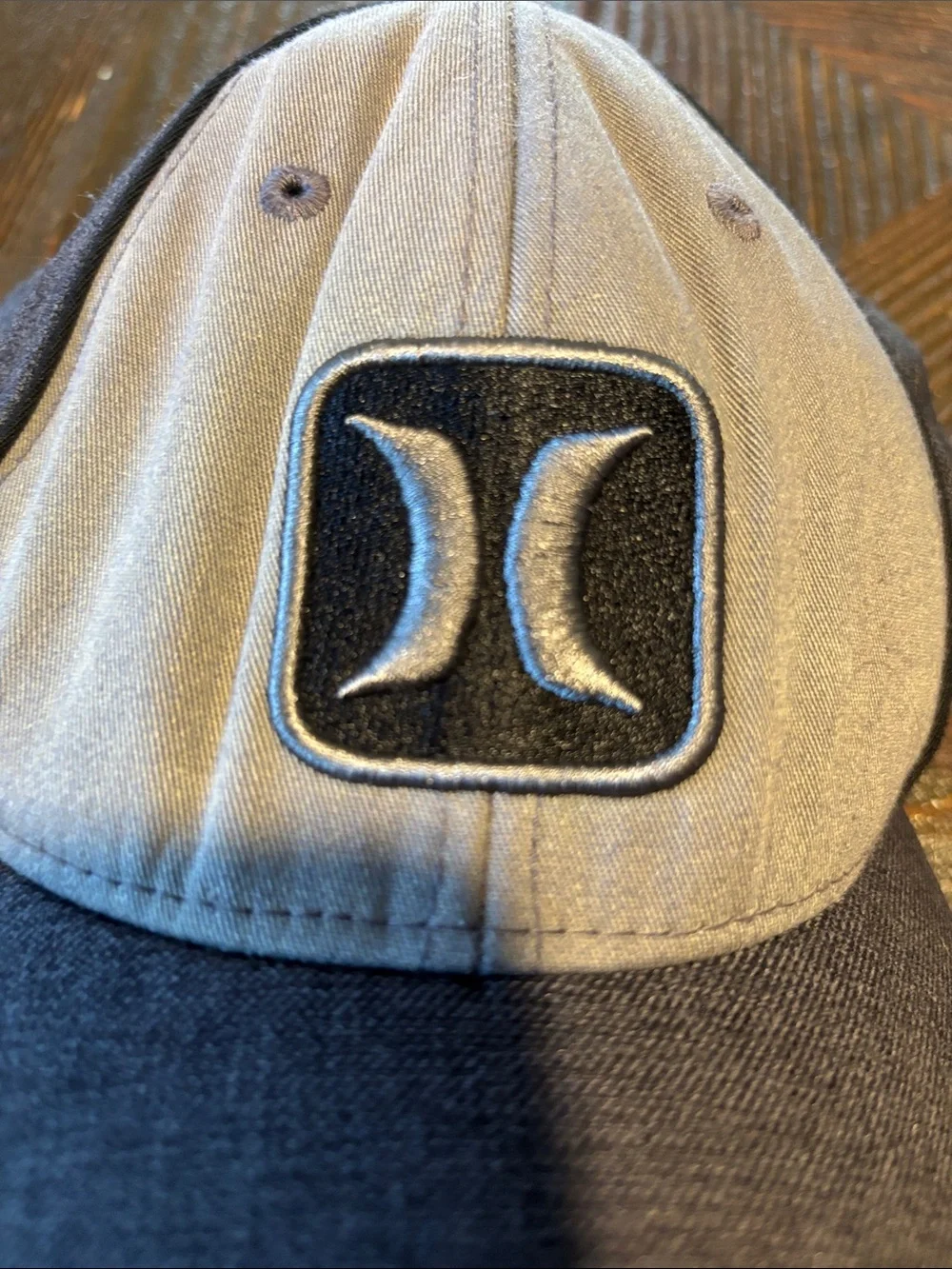 Hurley Two-Tone Gray and Dark Gray Kids Hat